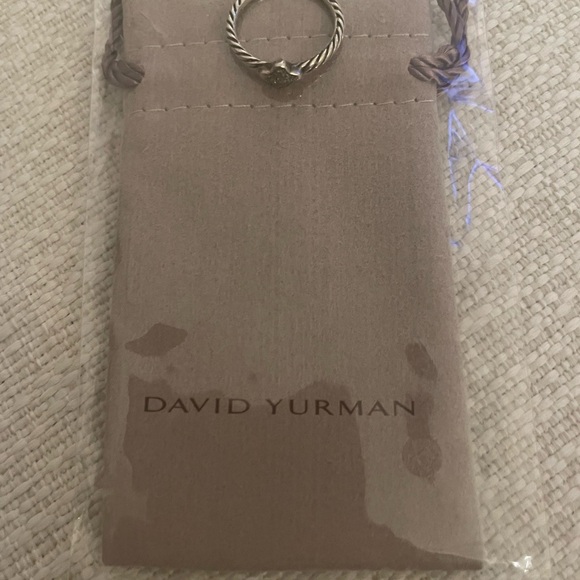 David Yurman Cable Collectibles Quatrefoil Stack Ring Size 6 Comes W Bag Shown - Picture 2 of 3